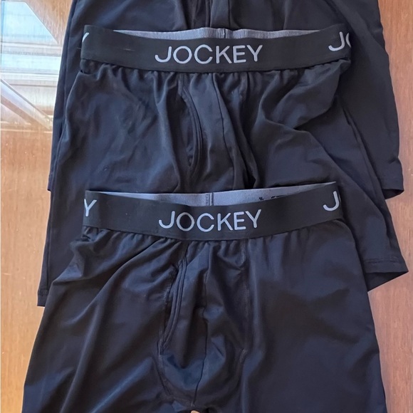 Sz SM Jockey/Hugo Boss Men's Black Boxer Briefs 2/Trio - Picture 3 of 9